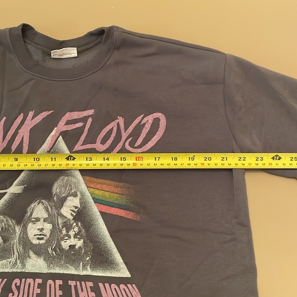 Pink Floyd Crop Sweatshirt XS - Picture 4 of 5